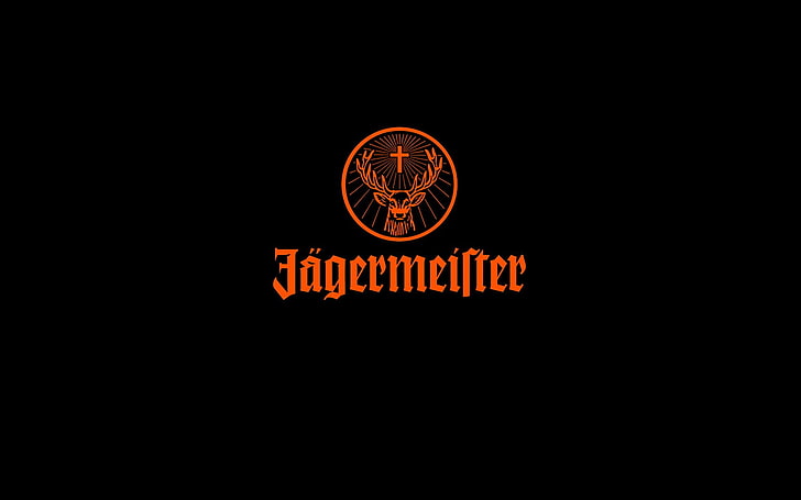 Jagermeifter logo, alcohol, Jägermeister, HD wallpaper