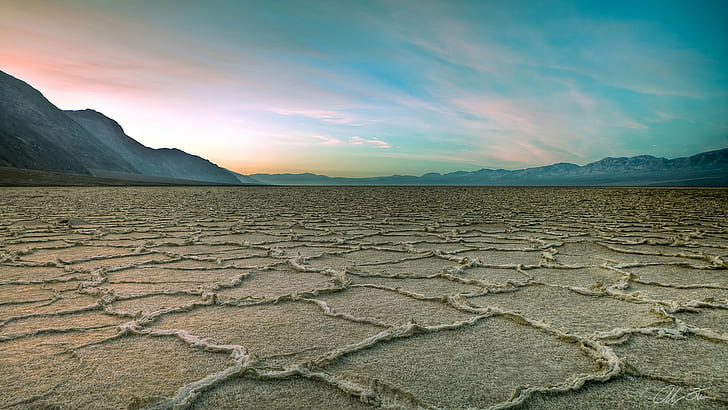 Death Valley, California, mountains, desert, nature, landscape