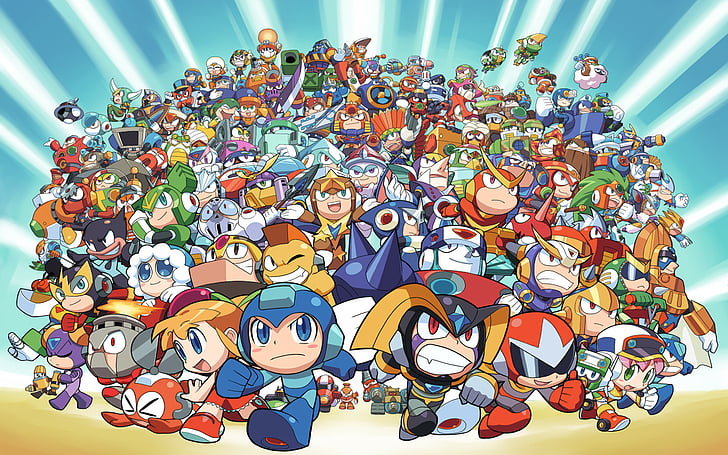 Mega Man, Air Man (Mega Man), Aqua Man (Mega Man), Astro Man (Mega Man), HD wallpaper