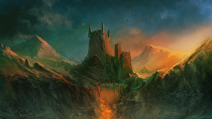 Art Artistic Artwork Fantasy Lord, Lord Of The Rings Landscape Art