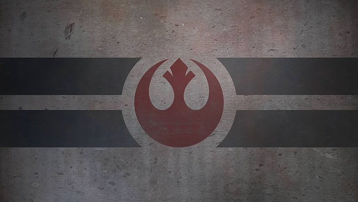 round red logo, Star Wars, Rebel Alliance, digital art, sign, HD wallpaper