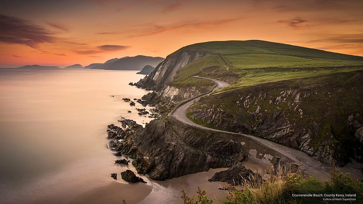 Coummenole Beach, County Kerry, Ireland, Europe, HD wallpaper