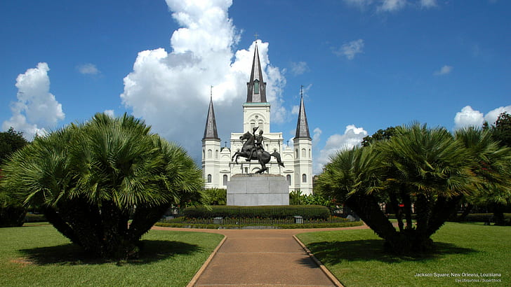 Jackson Square, New Orleans, Louisiana, Architecture