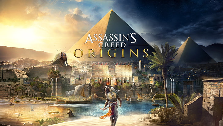 E3 2017, 4k, Assassins Creed Origins, poster, HD wallpaper