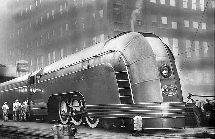 1936 Mercury Streamliner, train, 1060 Photography, Art Deco, HD wallpaper