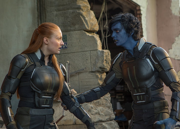 X-Men: Apocalypse, Best Movies of 2016, two people, young adult, HD wallpaper
