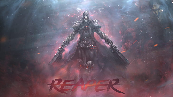 Reaper digital wallpaper, Overwatch, Reaper (Overwatch), Blizzard Entertainment, HD wallpaper