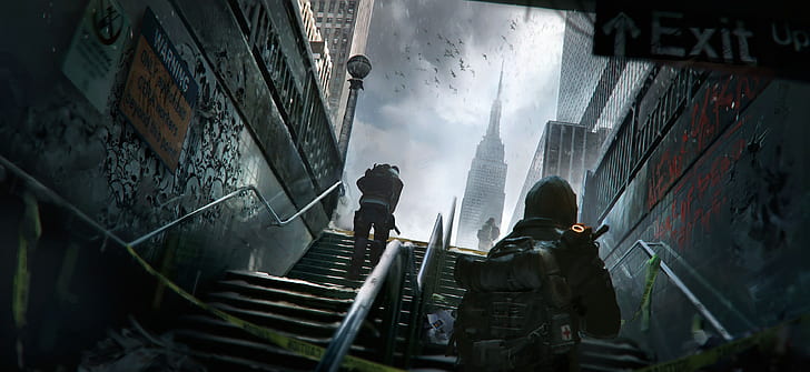 video games, artwork, Tom Clancy's The Division, HD wallpaper