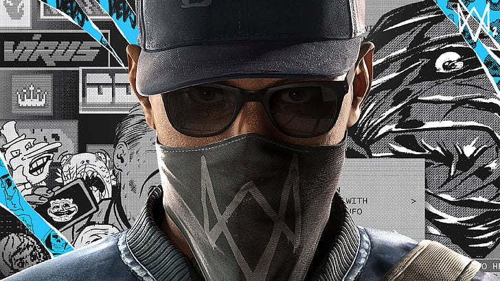 Watchdogs game character, Marcus, Watch Dogs 2, 4K, Marcus Holloway, HD wallpaper