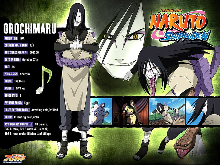 HD wallpaper: Naruto, Orochimaru, Guy, Sign, Tongue, Snake, text, human  representation | Wallpaper Flare