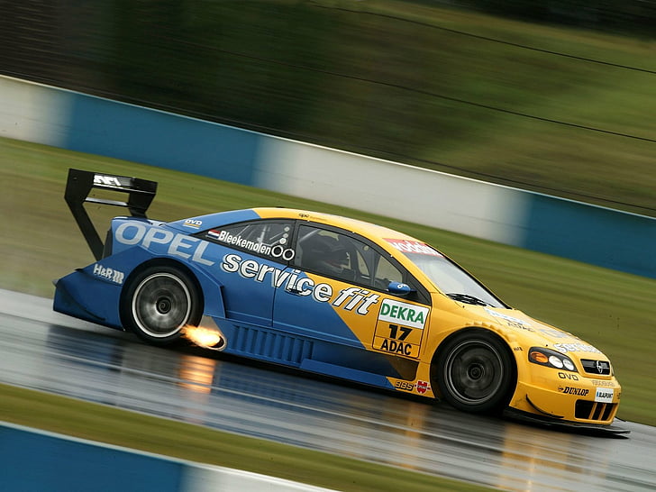 2000, astra, coupe, dtm, opel, race, racing, v 8, HD wallpaper