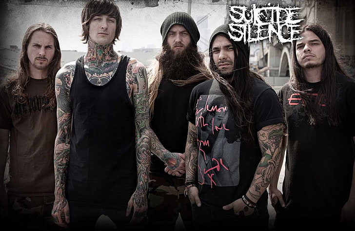Suicide Silence, Deathcore, Mitch Lucker, band, young adult