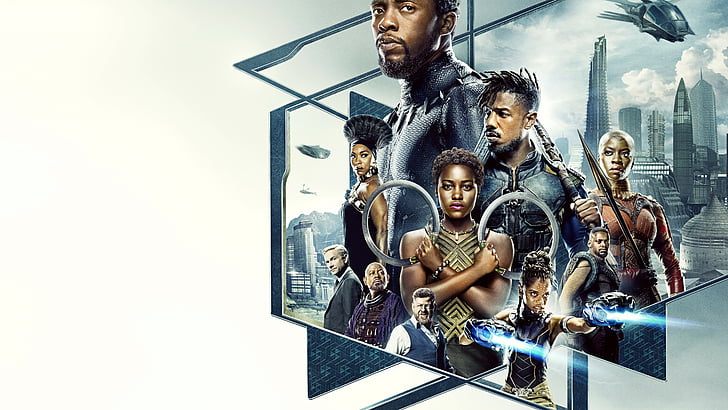 HD wallpaper: untitled, Black Panther, Chadwick Boseman, Michael B. Jordan  | Wallpaper Flare
