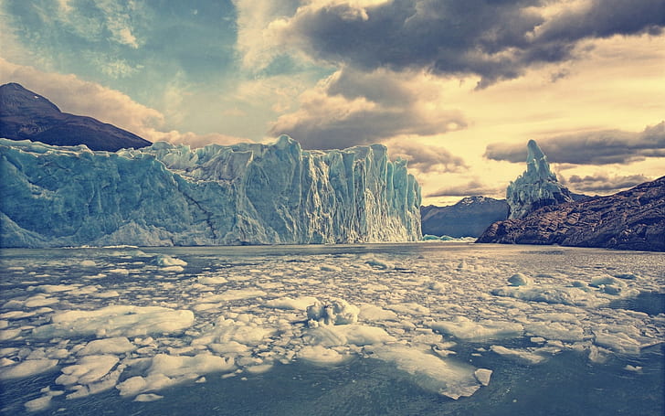 Perito Moreno Glacier, Argentina, nature, ice, HD wallpaper
