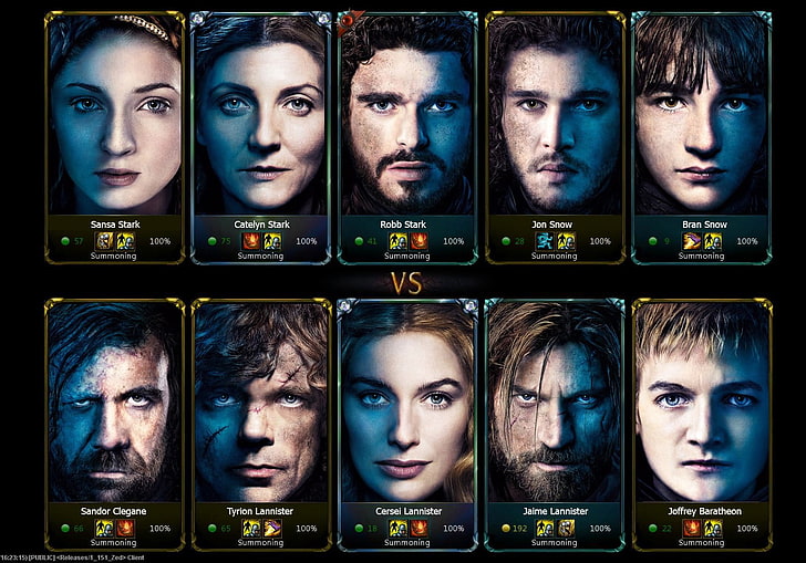 game application character screenshot, Game of Thrones, League of Legends