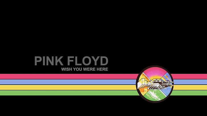 Pink Floyd logo, sign, lines, graphics, background, flag, patriotism, HD wallpaper
