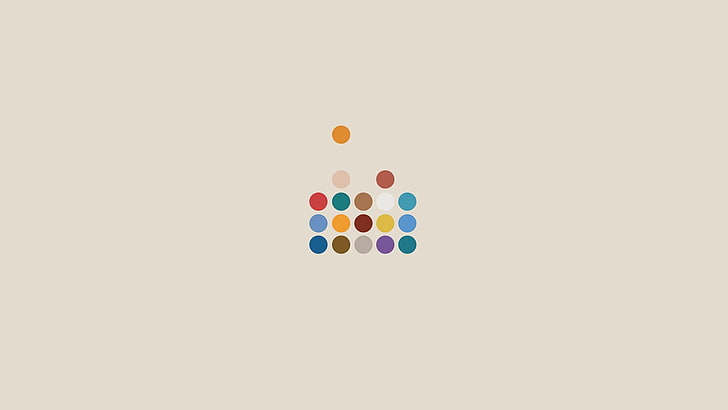 logo guessing game application, colorful, minimalism, multi colored, HD wallpaper
