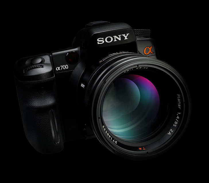 black Canon EOS Rebel T5, camera, Sony, lens, technology, camera - photographic equipment, HD wallpaper