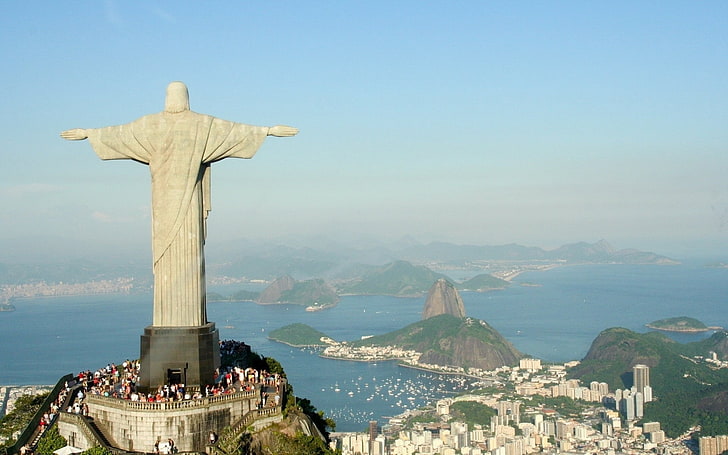 Christ the Redeemer, Rio De Janeiro, Brazil, statue, christ the savior