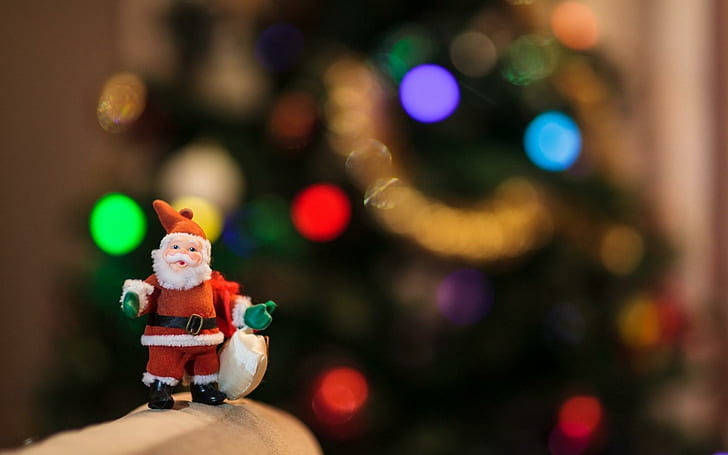 Toy Santa Claus Christmas, HD wallpaper