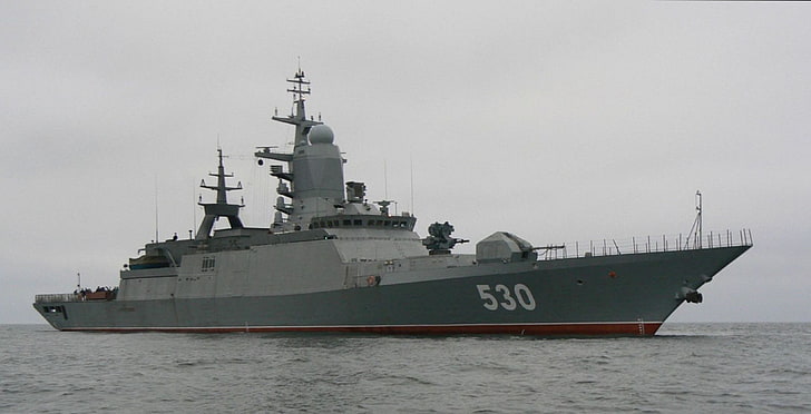 4000x2044, military, navy, red, rfs, russia, russian, ship, HD wallpaper