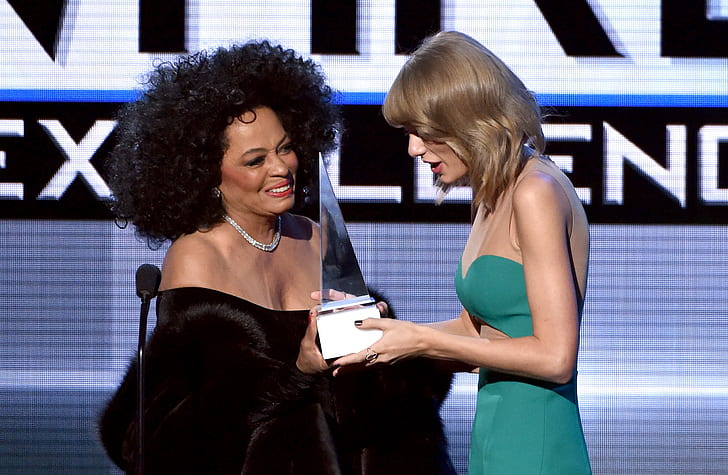 Diana Ross, Taylor Swift, American Music Awards 2014, HD wallpaper