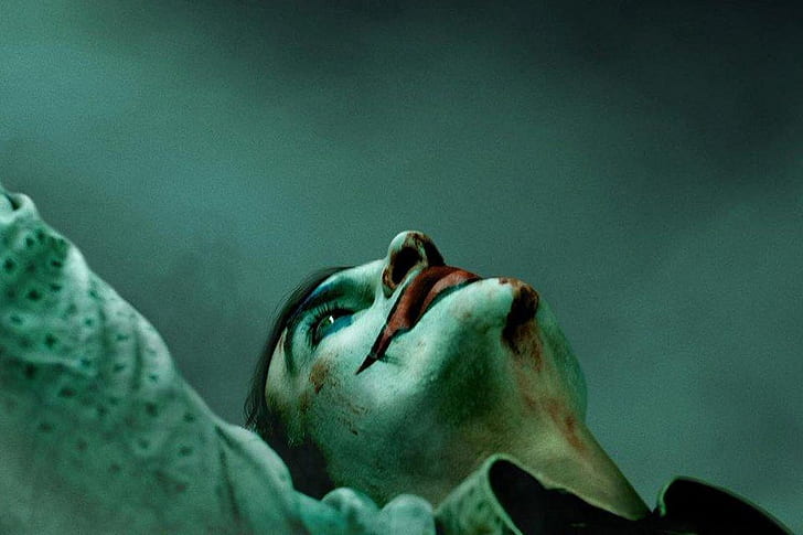 Joker, Joaquin Phoenix, dark, Batman, 9 (movie), cinematic, HD wallpaper