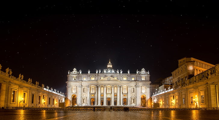 Vatican city, Rome, Italy, Europe, Travel, Tree, Photography, HD wallpaper