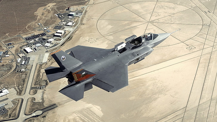 gray aircraft toy, jets, F-35 Lightning II, Lockheed Martin, airplane, HD wallpaper