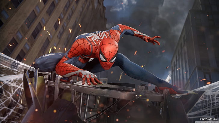 Spider-Man, Spider-Man (2018), video games, superhero, HD wallpaper