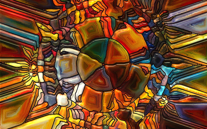 Stained Glass, multicolor