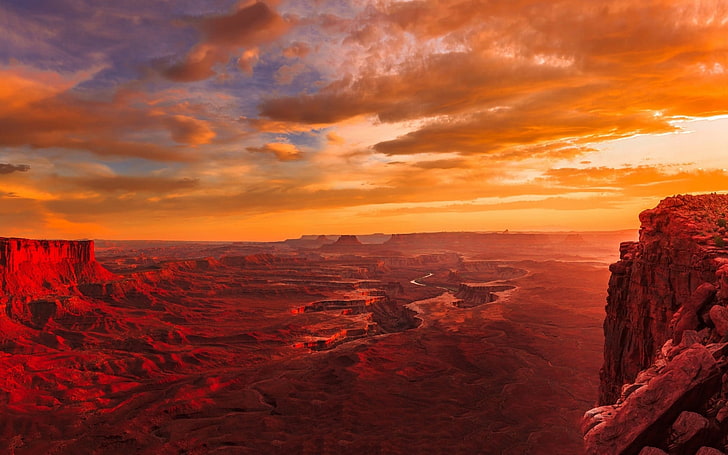 Grand Canyon, Arizona, California, landscape, nature, sunset, HD wallpaper