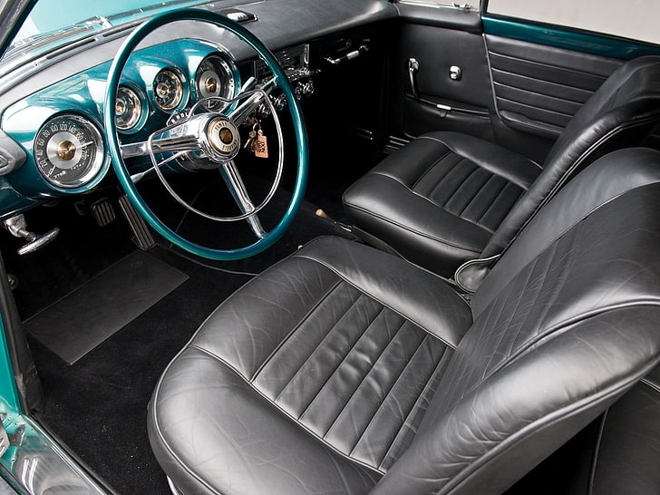 1954, chrysler, concept, coupe, gs 1, interior, retro