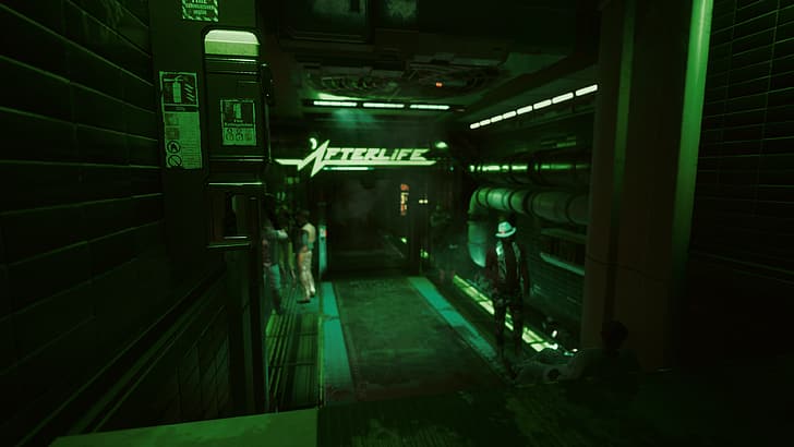 HD wallpaper: Cyberpunk 2077, video games, lights, neon, green, neon glow |  Wallpaper Flare