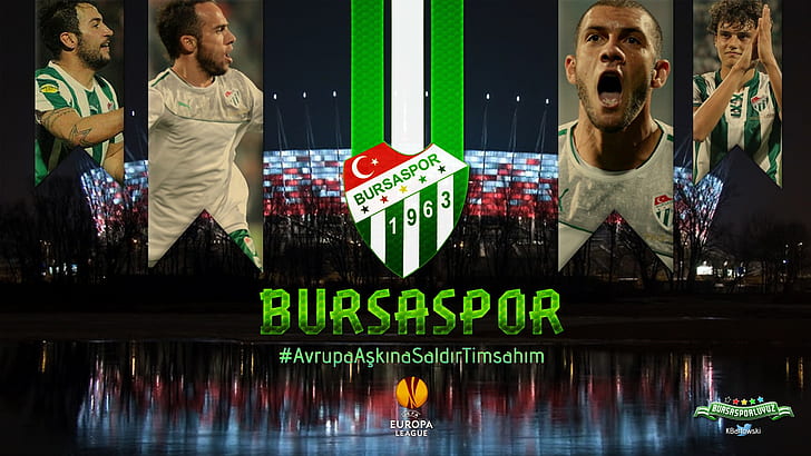bursaspor uefa turkey soccer pitches soccer, text, men, real people, HD wallpaper