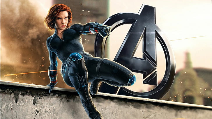 Avengers: Age of Ultron, The Avengers, Black Widow, Scarlett Johansson, HD wallpaper