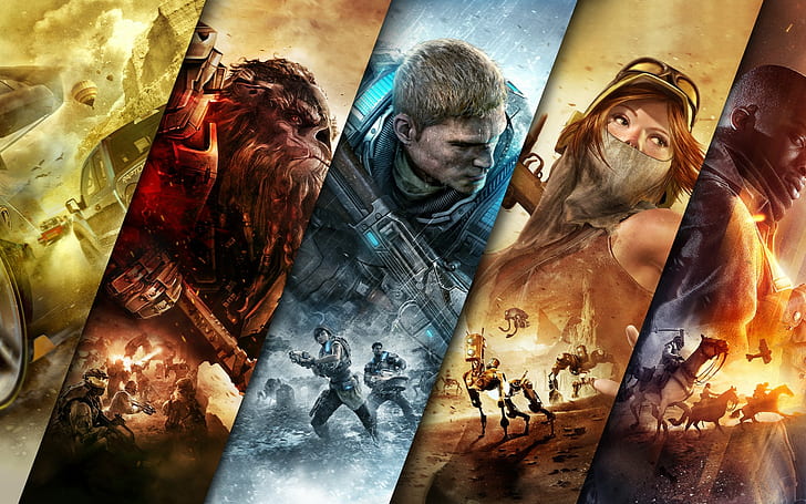 Forza Horizon 3, Halo Wars 2, Gears Of War 4, HD wallpaper