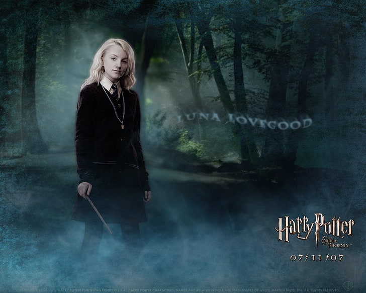 Harry Potter, Harry Potter and the Order of the Phoenix, Luna Lovegood, HD wallpaper