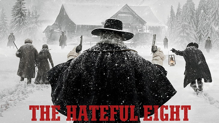 The Hateful Eight, Quentin Tarantino, movies, clothing, rear view, HD wallpaper