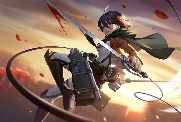 Anime Wallpaper Mikasa gambar ke 5