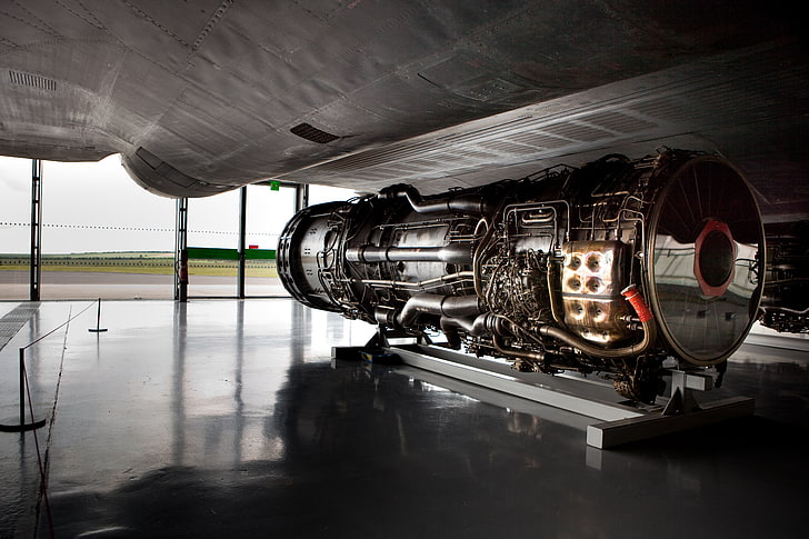 Lockheed SR-71 Blackbird, engines, military aircraft, vehicle, HD wallpaper