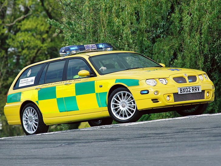 2001, ambulance, emergency, m g, stationwagon, zt t, HD wallpaper