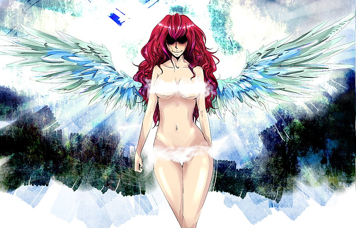 anime, Anime Girls, fantasy Art, Original Characters, redhead, HD wallpaper