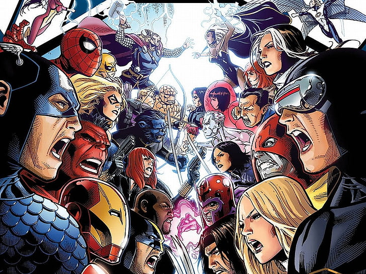 HD wallpaper: X-Men, avengers vs. x-Men, Angel (Marvel Comics), Beast  (Marvel Comics) | Wallpaper Flare
