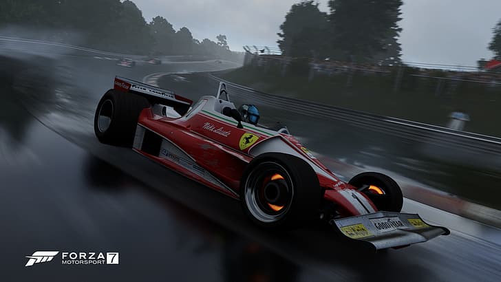 Forza Motorsport 7, Ferrari, racing, Niki Lauda, HD wallpaper