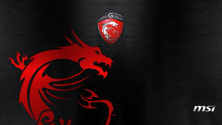msi, dragon, logo, gaming g series, Technology, red, heart shape, HD wallpaper