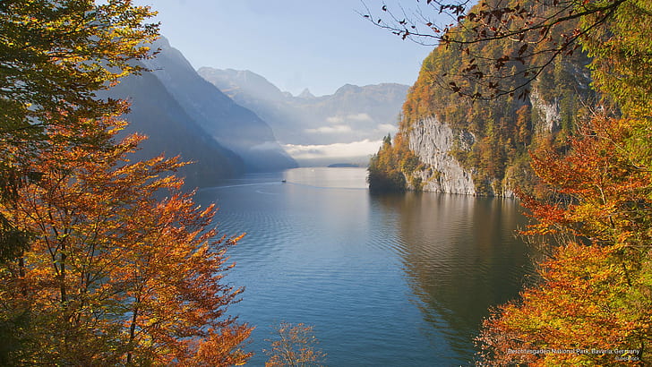 Berchtesgaden National Park, Bavaria, Germany, Fall, HD wallpaper