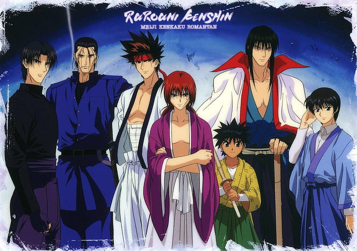action, anime, fantasy, fighting, japanese, kenshin, martial, HD wallpaper