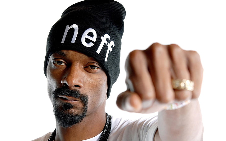 Singers, Snoop Dogg, one person, studio shot, white background, HD wallpaper