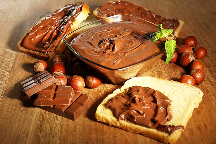 Food, Nutella, Chocolate, Hazelnut, Still Life, HD wallpaper